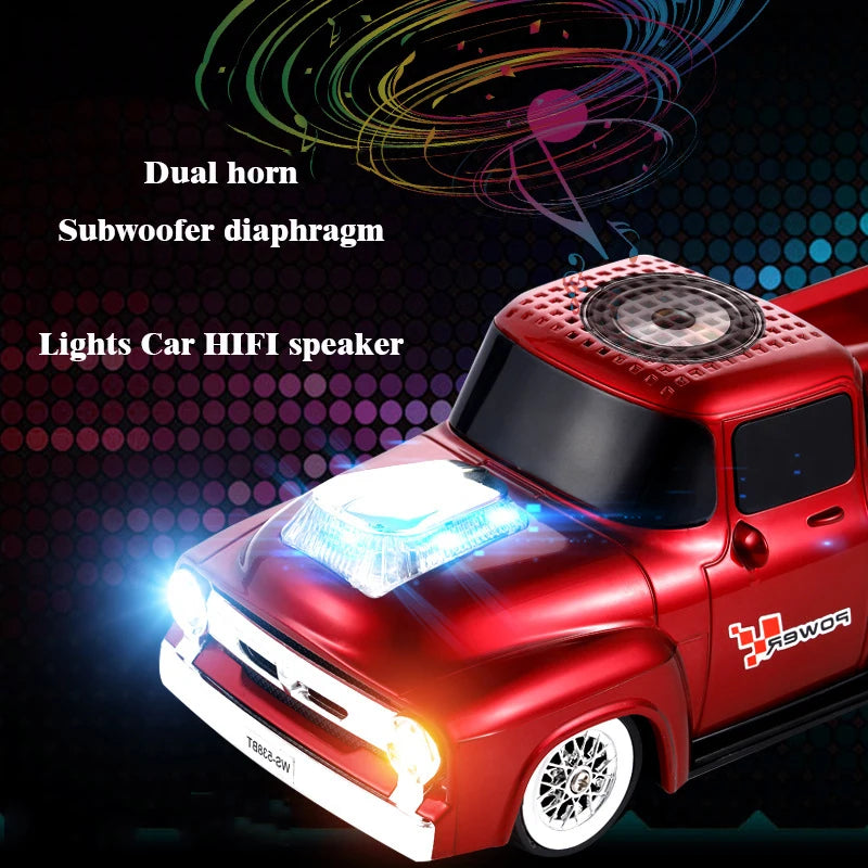 Old Pickup Truck Alloy Car Design Wireless Speakers