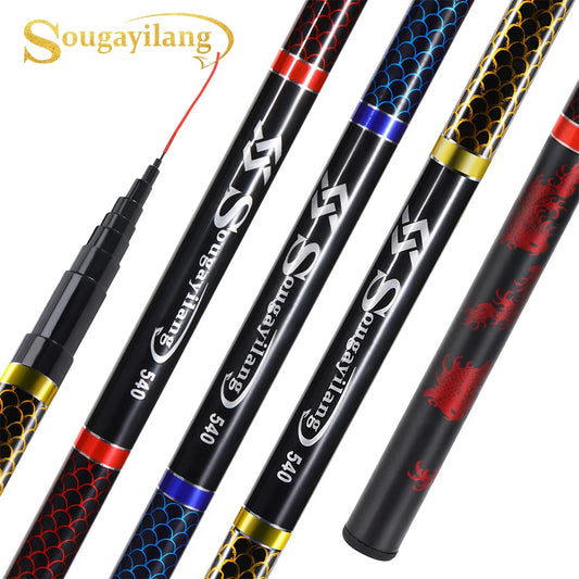 Carp Fishing Rod Hard Carbon Fiber Ultra Light Telescopic Pole