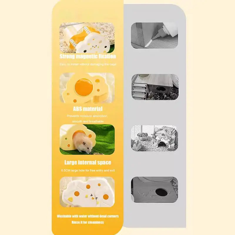 Magnetic Small Animal Habitat Hamster Cage