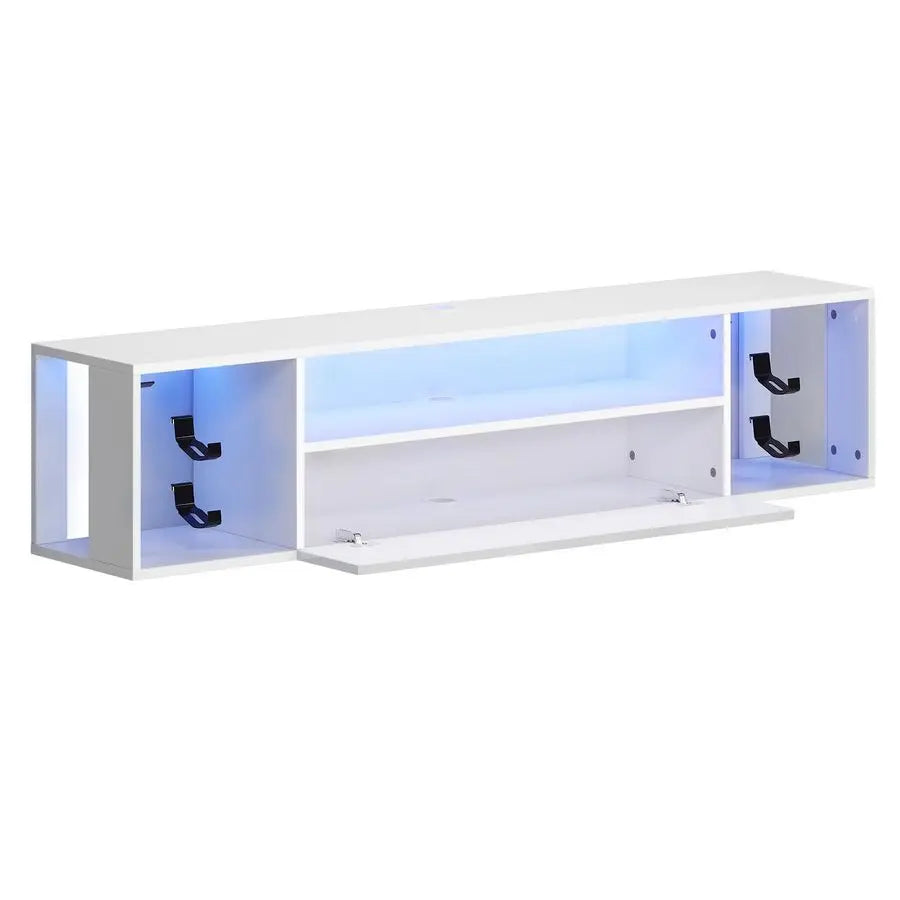 Floating TV Stand Wall Mounted with Lights
