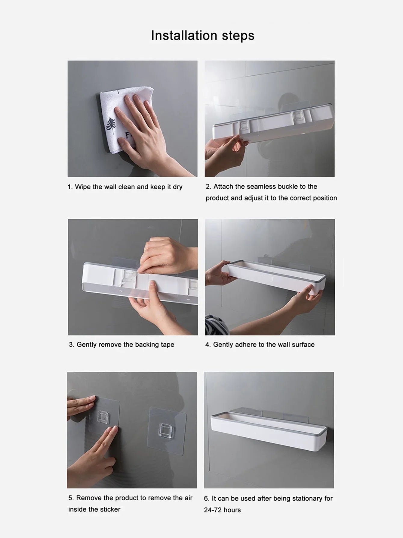 1pc Above Toilet Rack White Shelf Organizer
