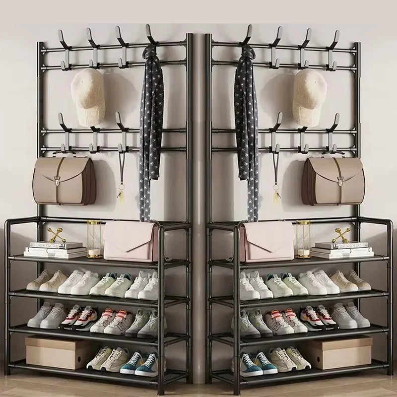 Clothes Hanger Multi-Layer Shoe Rack