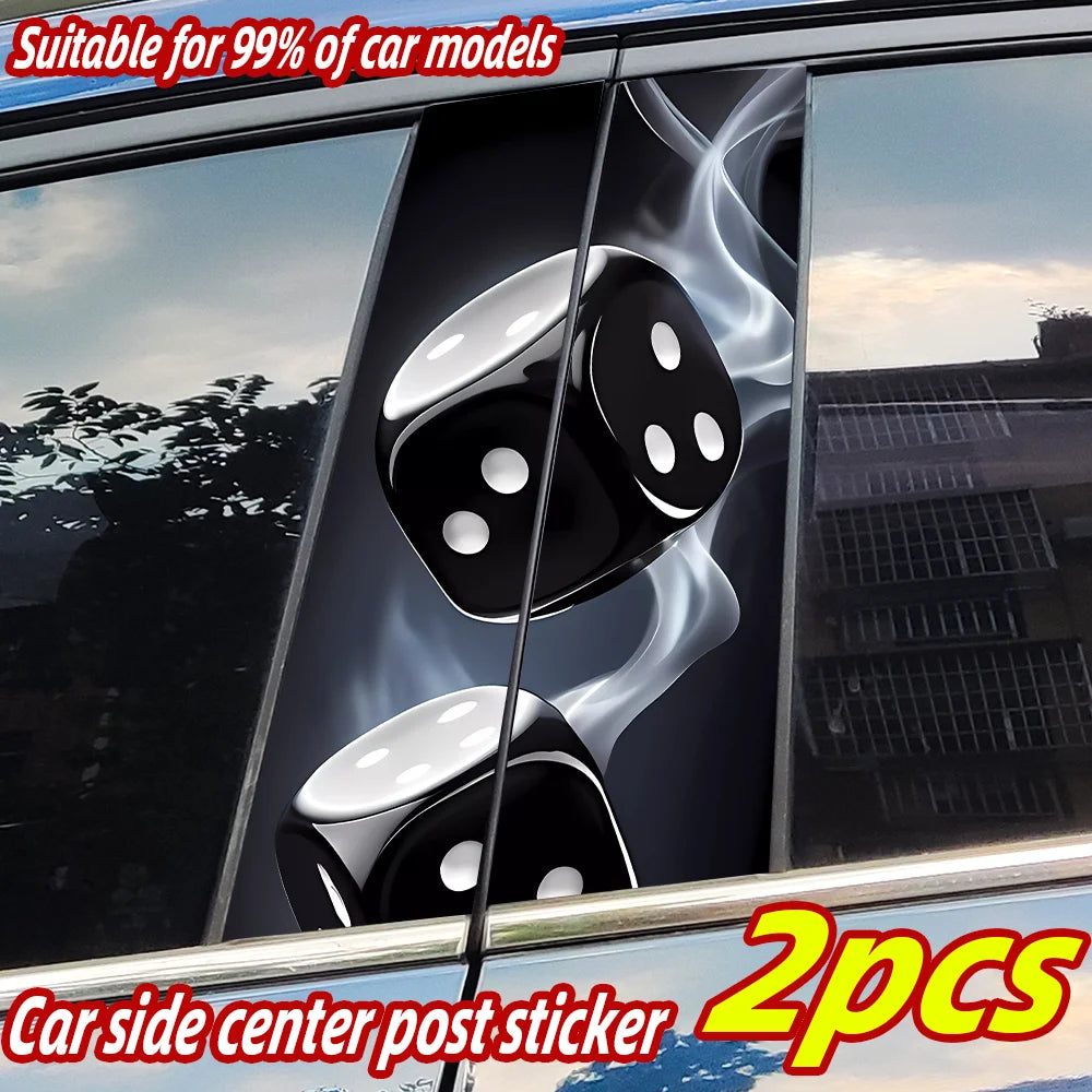 Dice B Pillar Waterproof Decorative Decals