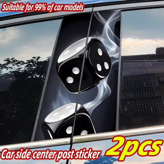 Dice B Pillar Waterproof Decorative Decals