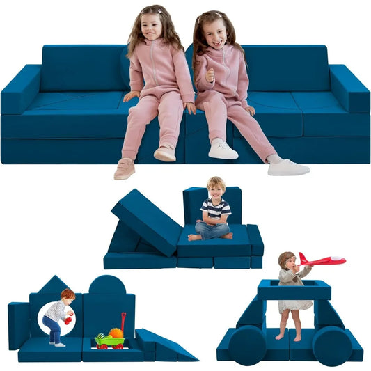 18pcs Large Modular Kids Play Couch