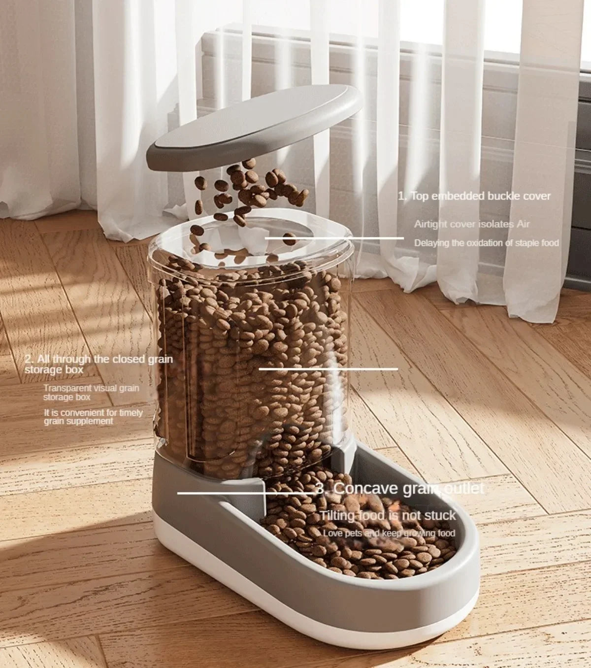 Automatic Feeder Food Storage Dispenser