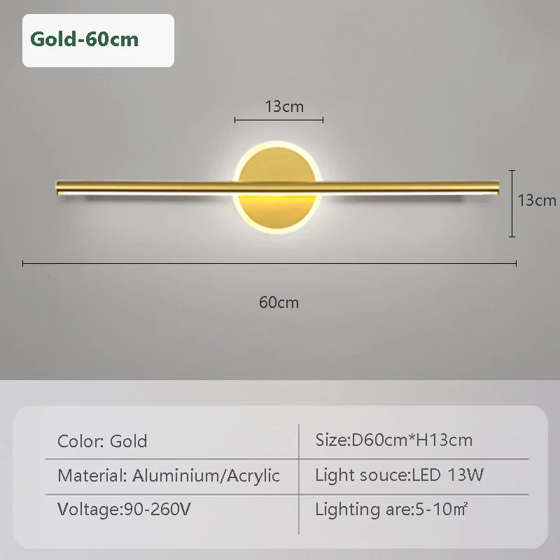 Modern LED Wall Lamp Mirror Front Light
