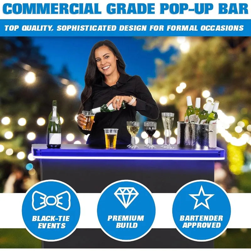 PRO Commercial Grade Portable Bar Table