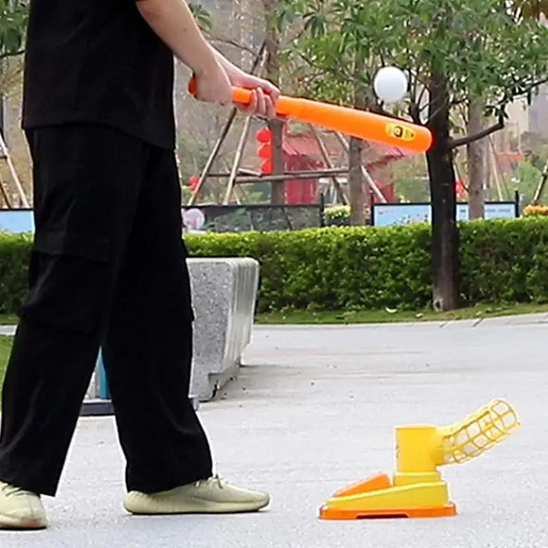 Baseball Pitching Machine For Children With Bat And 3 Baseballs