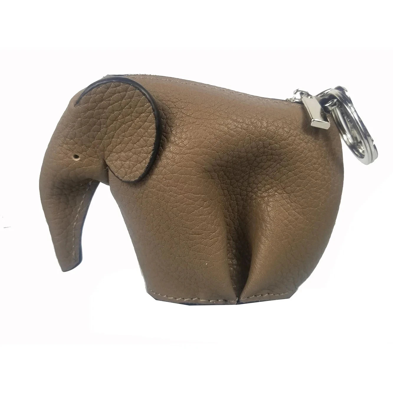 Elephant Shaped Coin Purse Genuine Leather