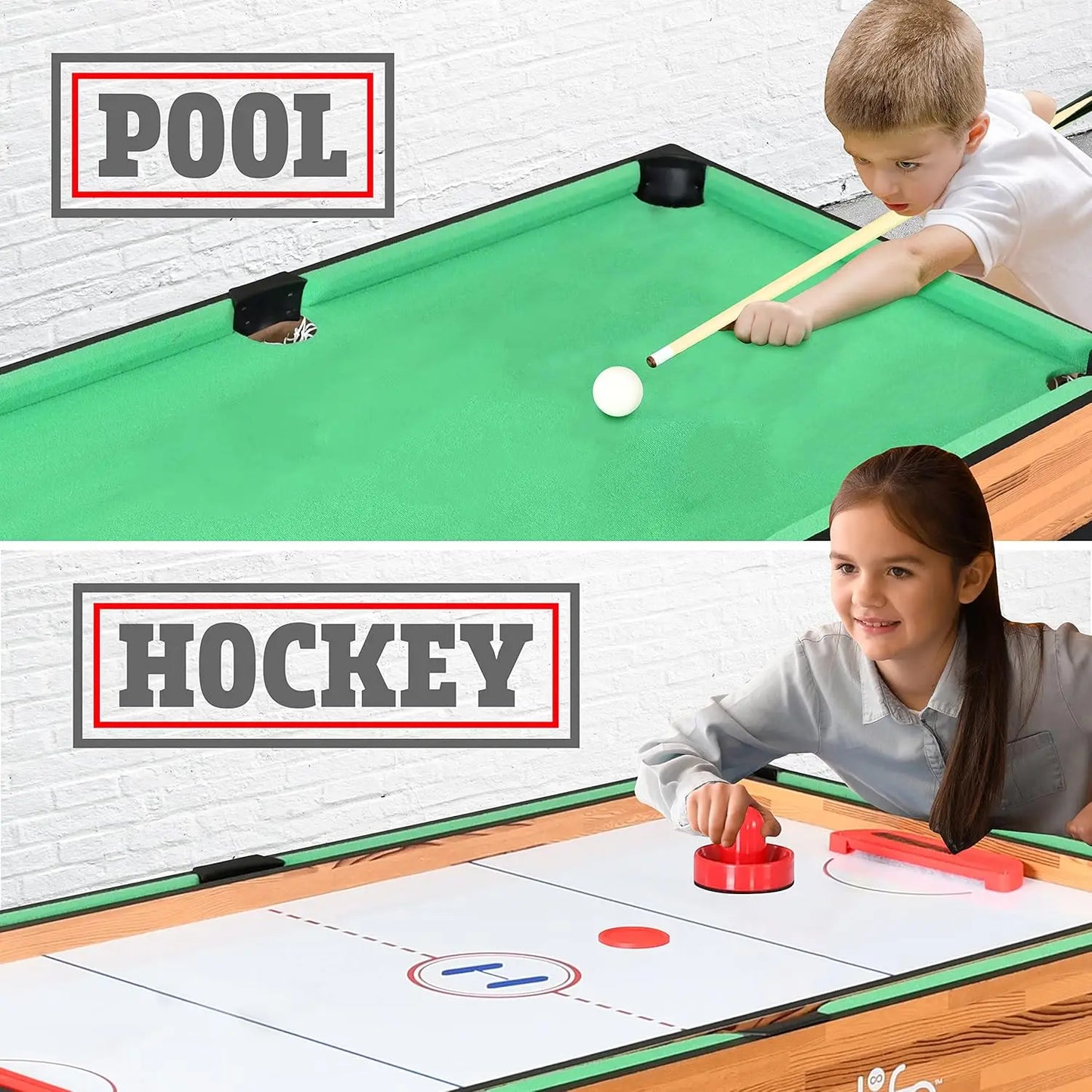 Multi Game Table, 48" Sports Arcade Games with Accessories