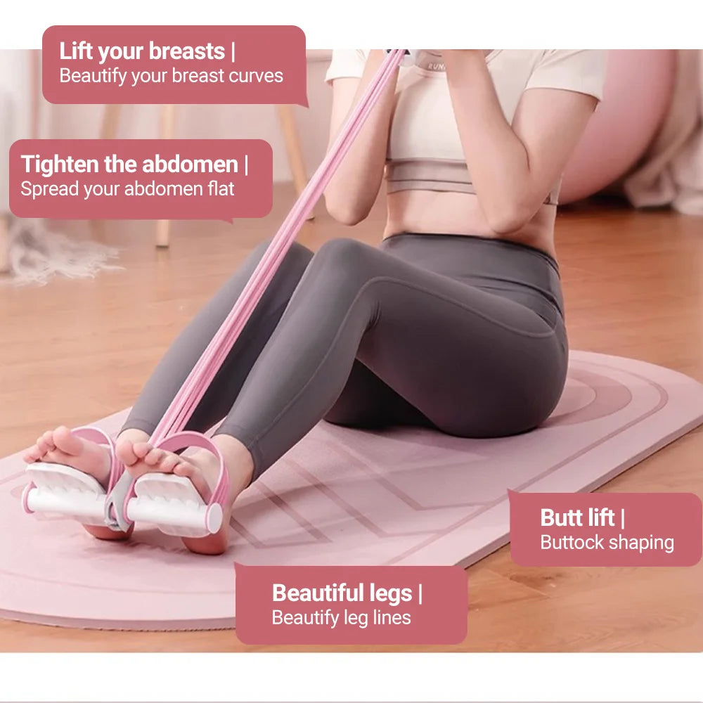 Yoga Multifunction Tension Rope Resistance Band Exerciser
