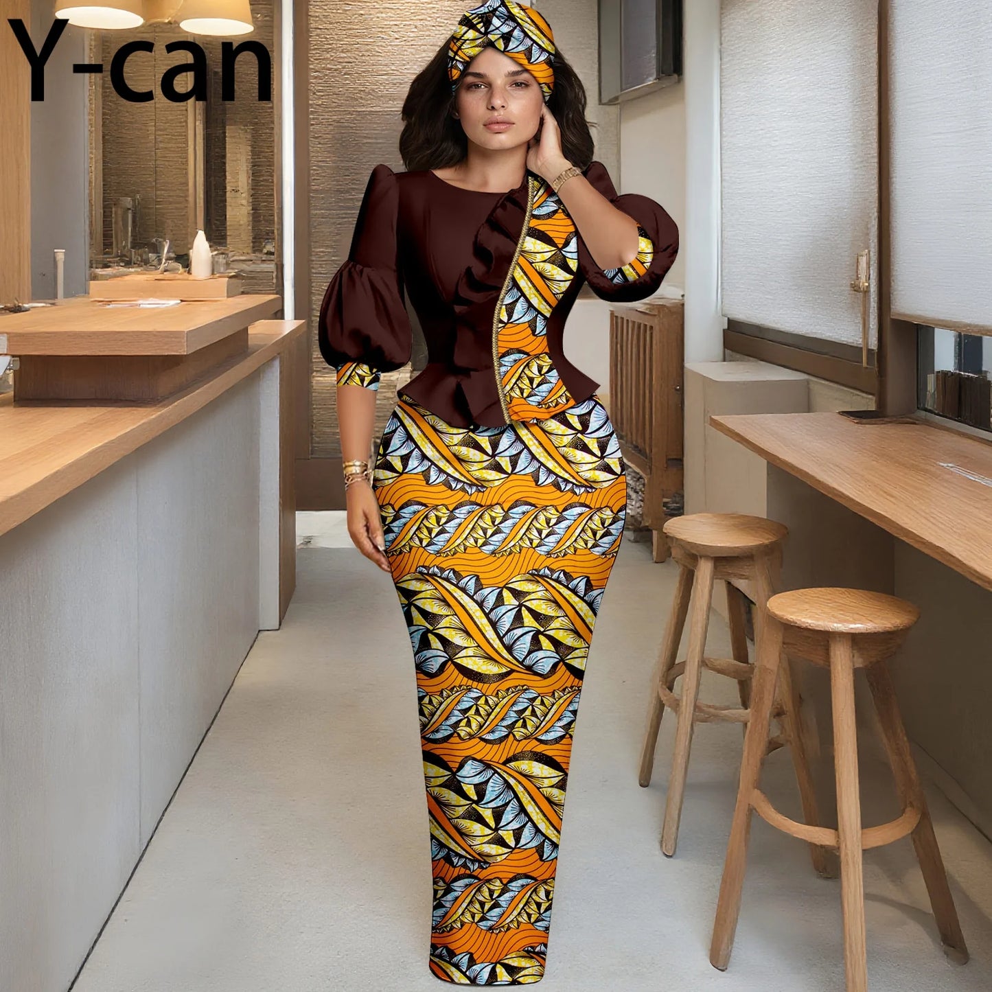 African Women Skirt Set