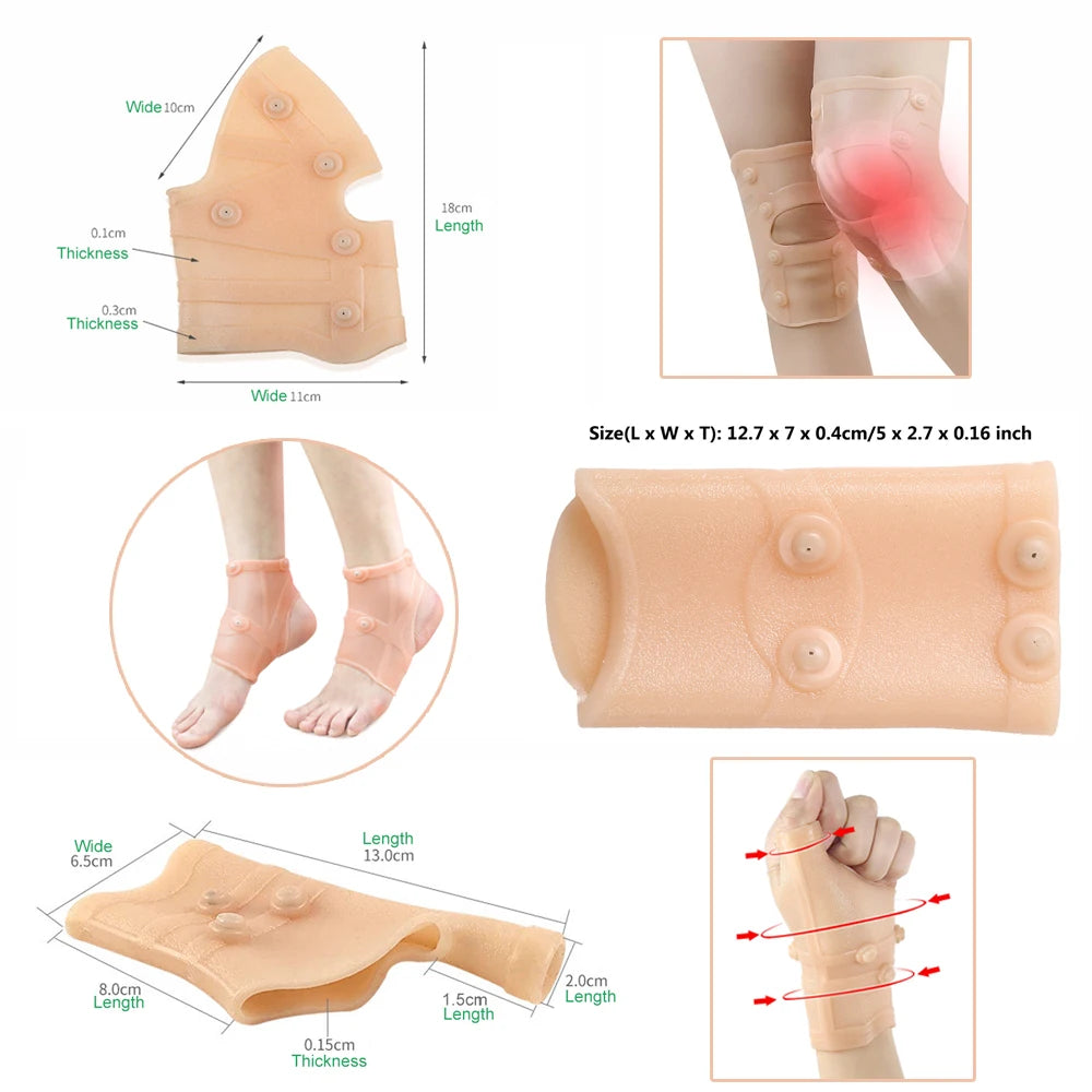 Magnetic Therapy Wrist Hand Thumb Support Gloves Massage Pain Relief
