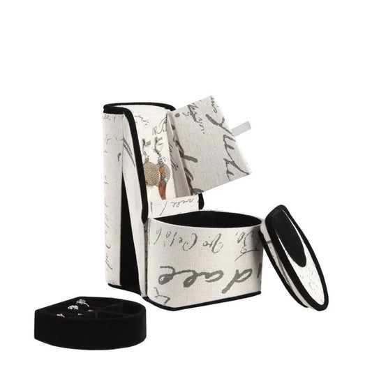 Velvet 9 inch High Heel Jewelry Storage Box