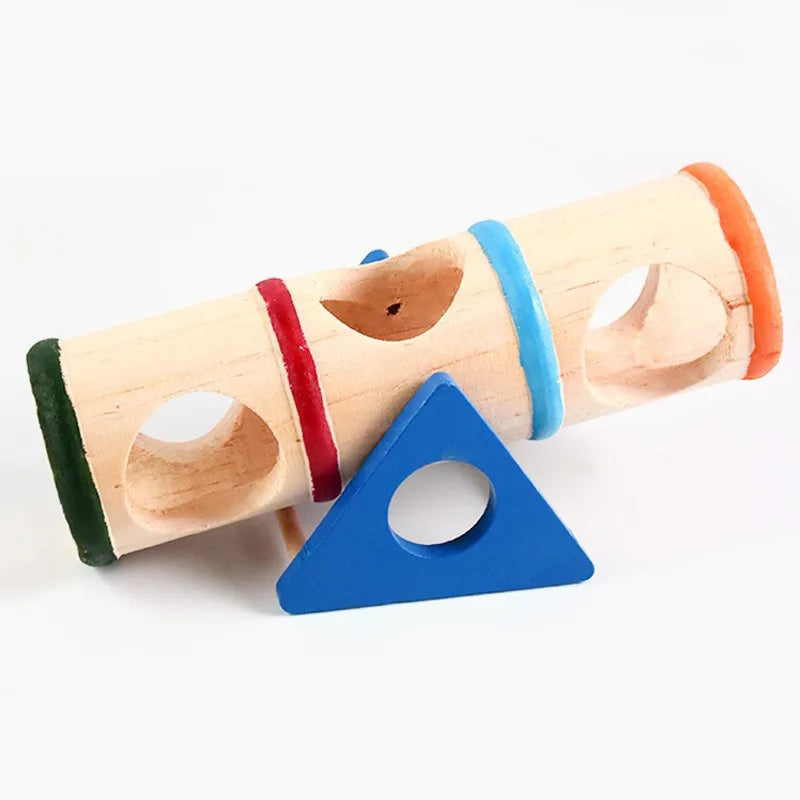 Pet Toy Wooden See-Saw Bucket for Hamsters