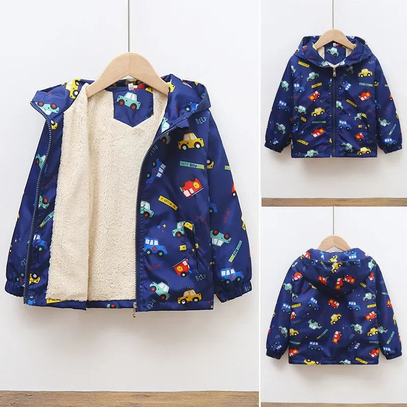 Spiderman Boys Hooded Jacket