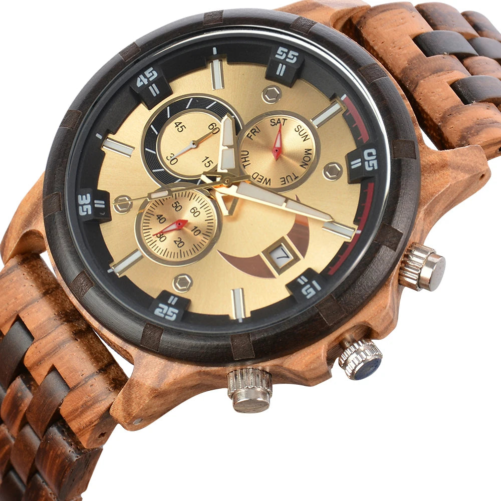 Mens Wooden Wrist Watches