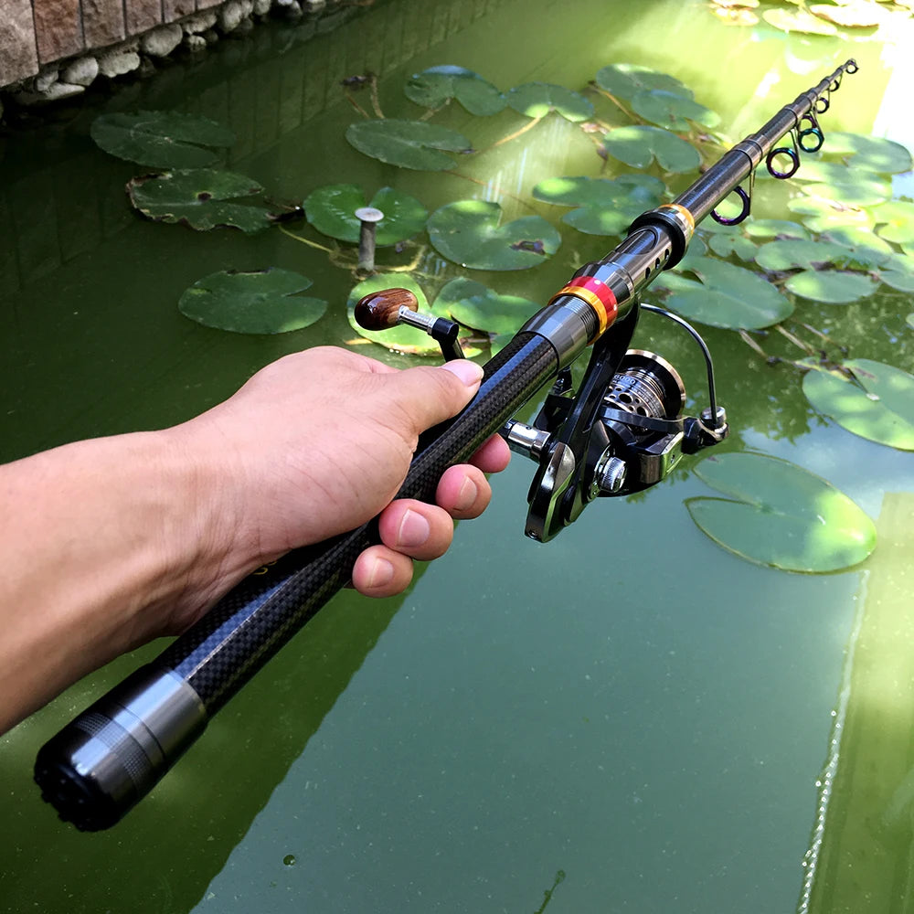1.8-3.6m Spinning Fishing Rod Reel Combo