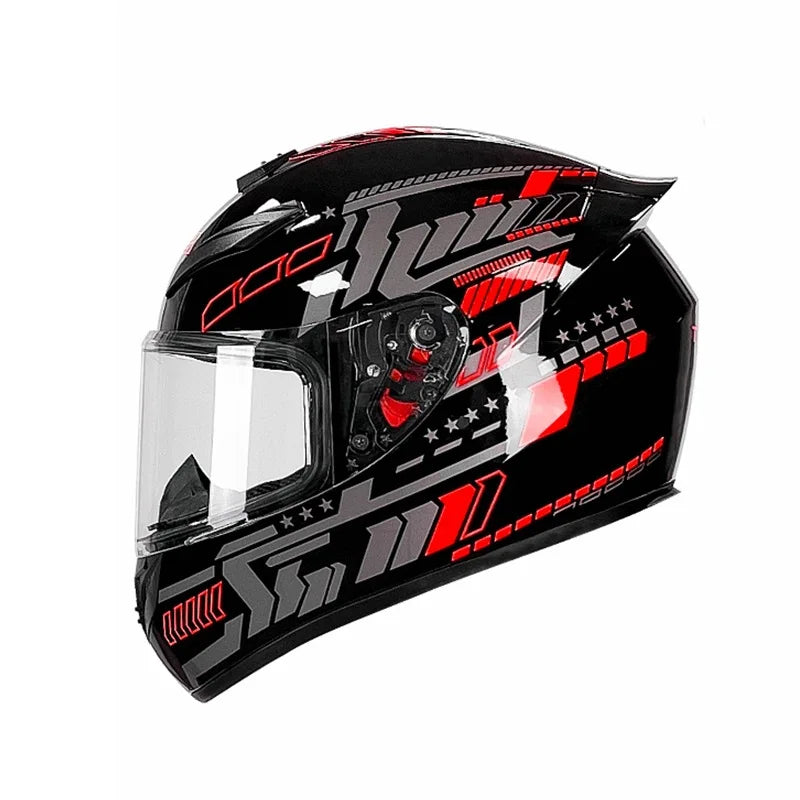 Motorcycle Helmet Safe All Seasons Full Helmet