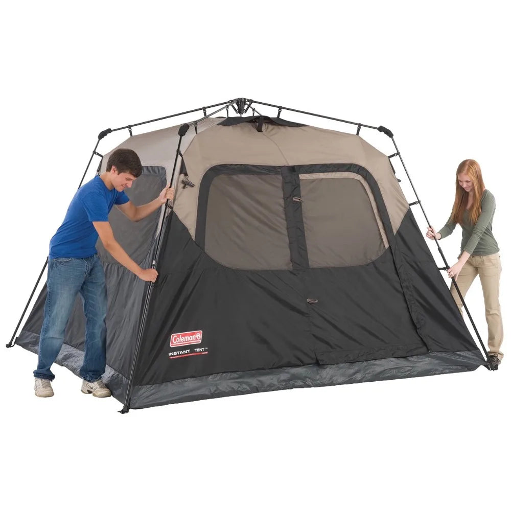 Coleman Camping Tent, 4 Person Weatherproof