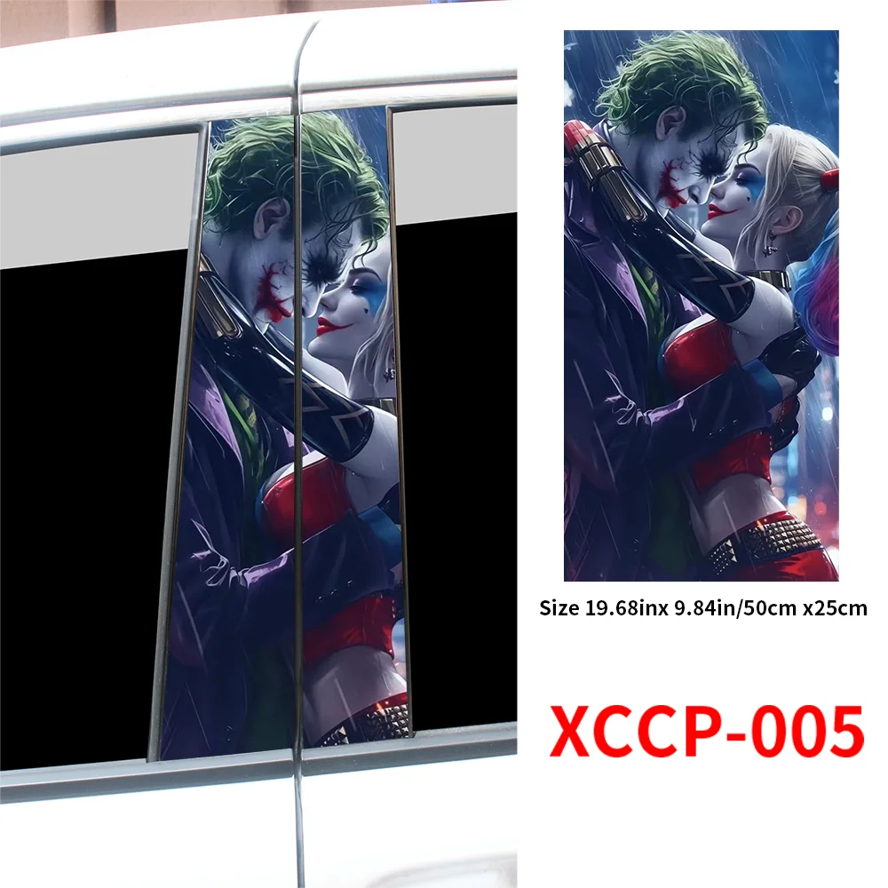 Joker Waterproof Car Door Pillar Vinyl Decals