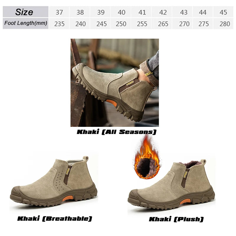Mens Insulated Protective Anti Scalding Work Shoes