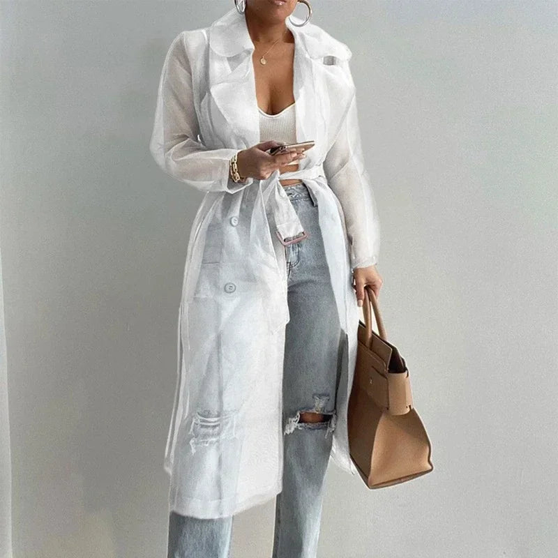 Mesh Windbreak Long Sleeve Jacket