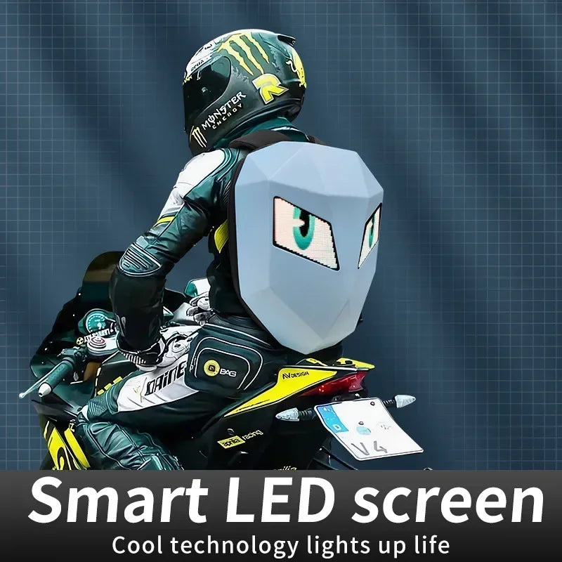 LED Backpack Bluetooth App Control Waterproof Shell