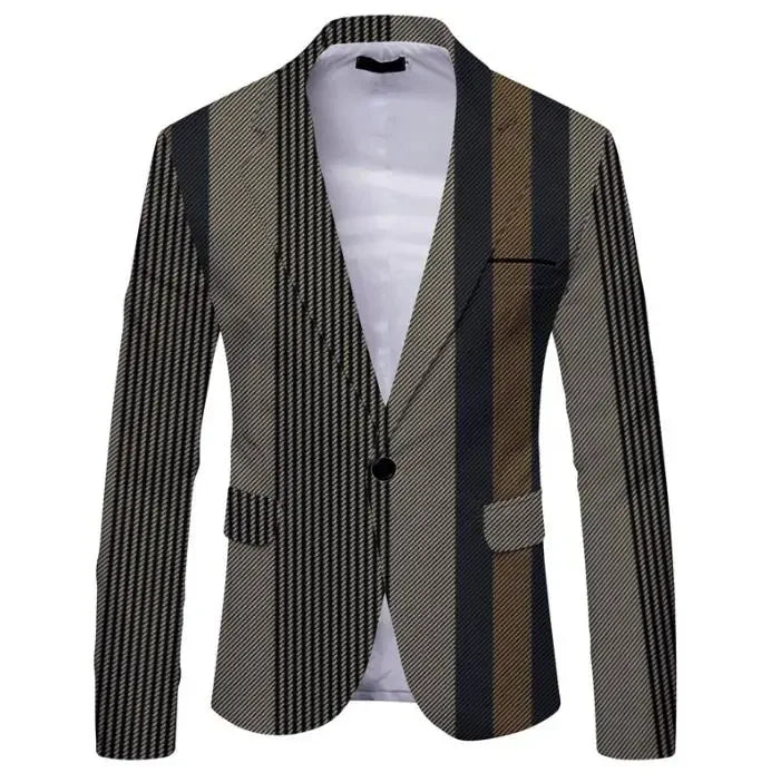 Casual Long Sleeve Slim Fit Suit Jacket
