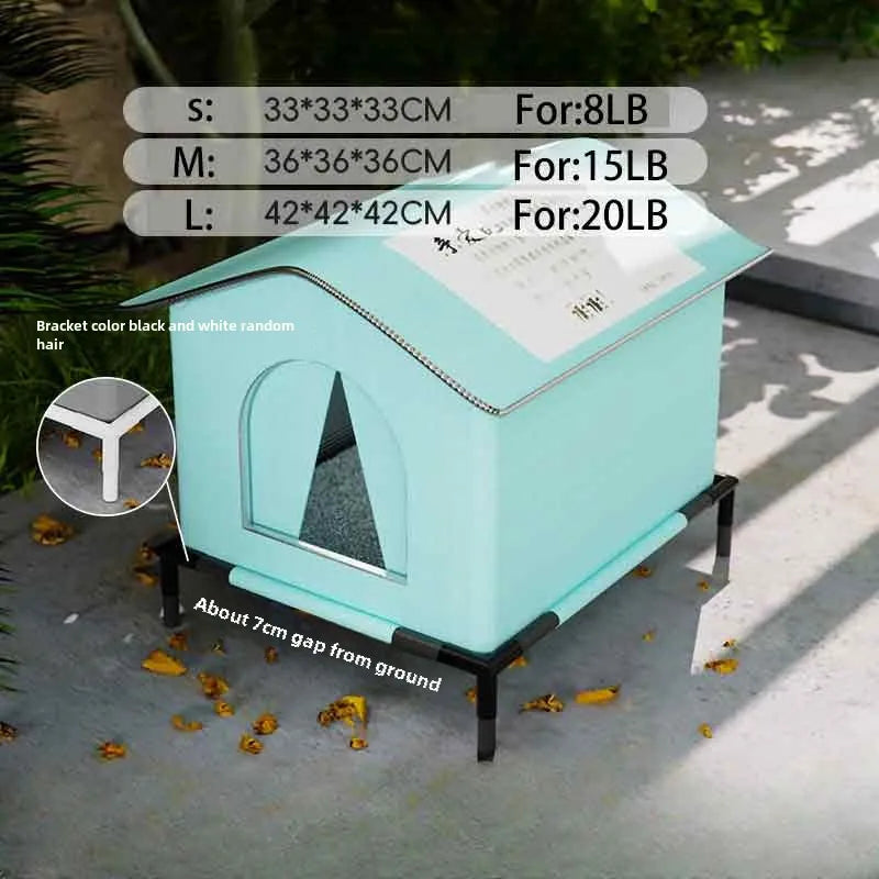 Stray Cat Dog House Waterproof Foldable Washable