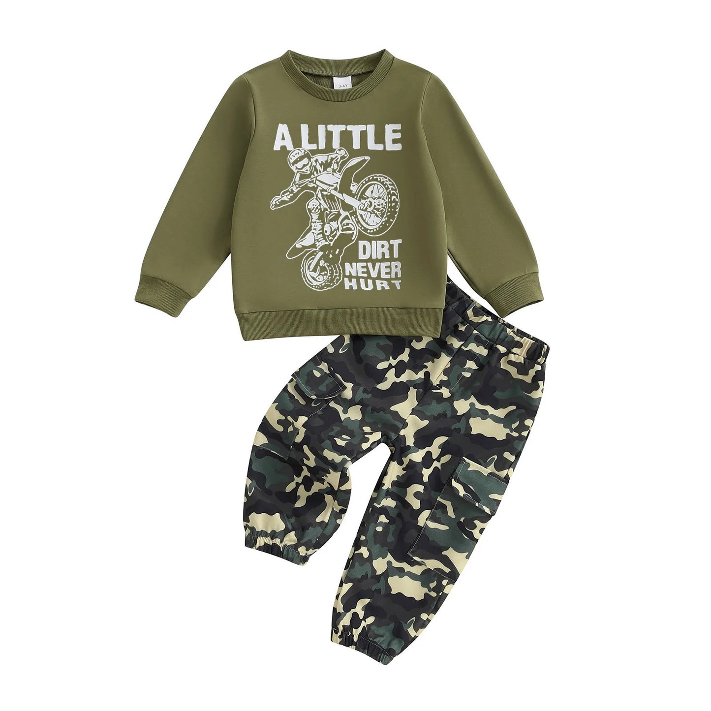2-Piece Outfit Long Sleeve Crew Neck