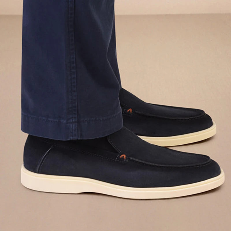 European suede men's casual shoes