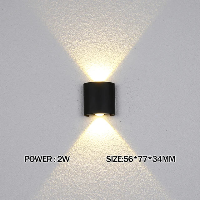 LED Plastic Indoor Modern Nordic Sconce