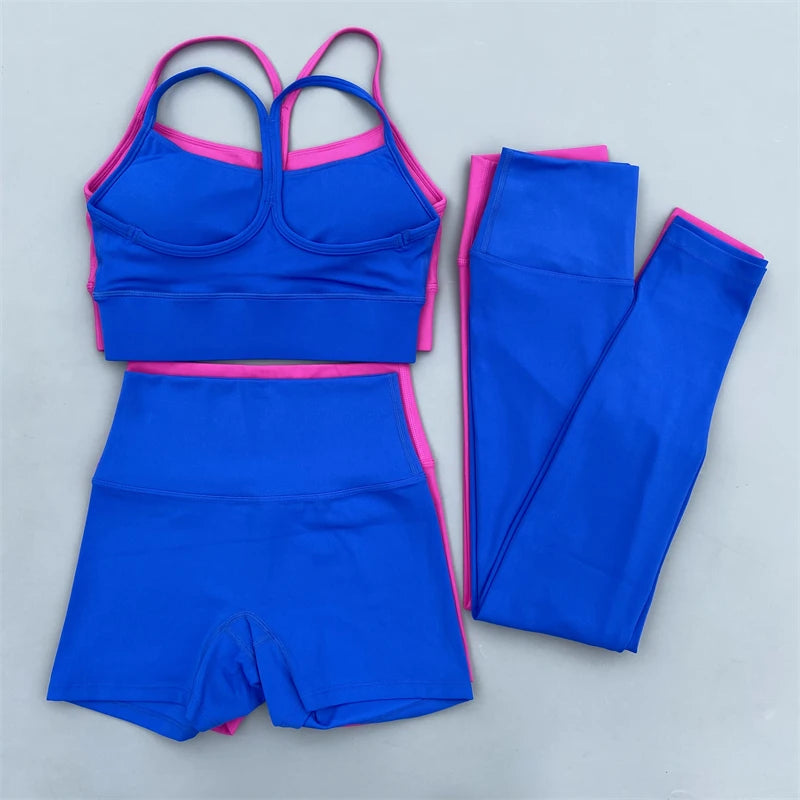 3 Piece Women Gym Sports Set