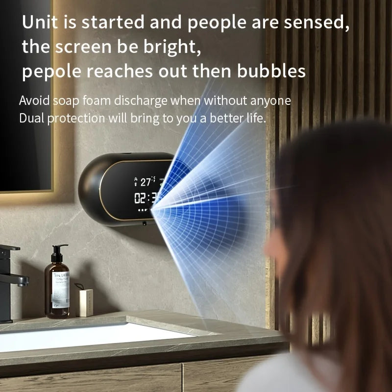 Intelligent Wall Mounted Infrared Bubble Soap Dispenser