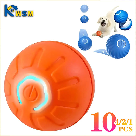 1-10PCS Smart Dog Ball Electronic Interactive Pet Toy