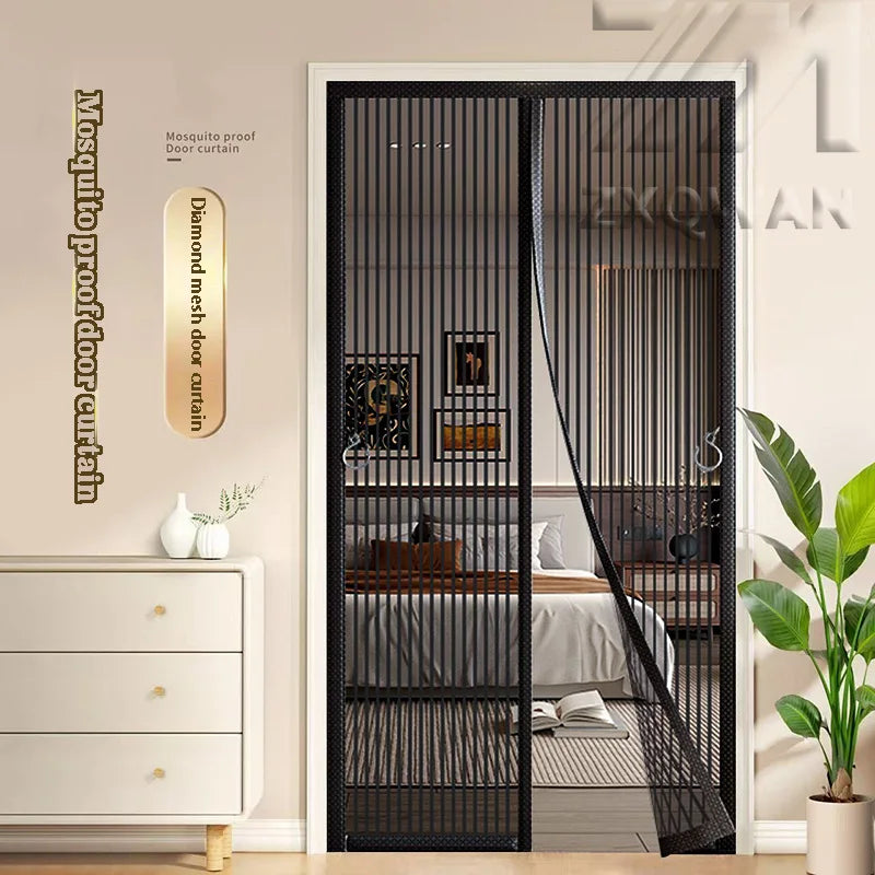 Diamond Mesh Mosquito Proof Door Curtain