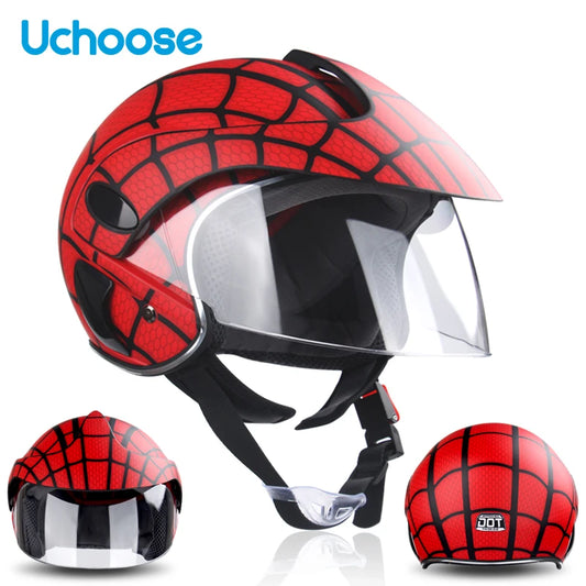 Child Motorcycle Helmet 3-9 Years Abs Unisex