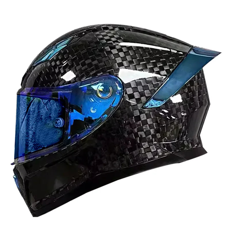 Full Face Helmet Carbon Fiber 3K Wear-Resistant