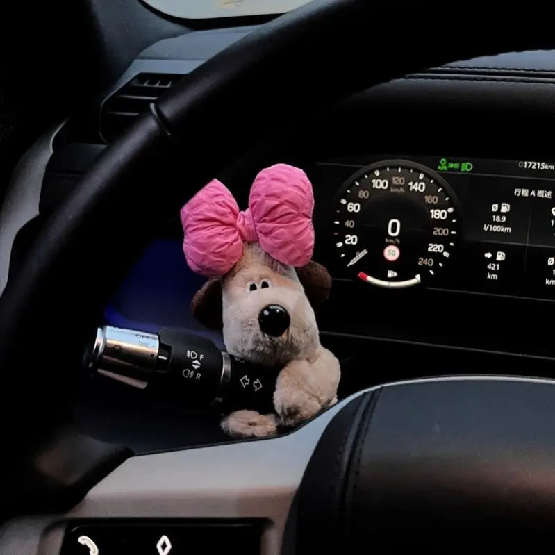 Puppy Plush Car Wiper Turn Signal Decoration