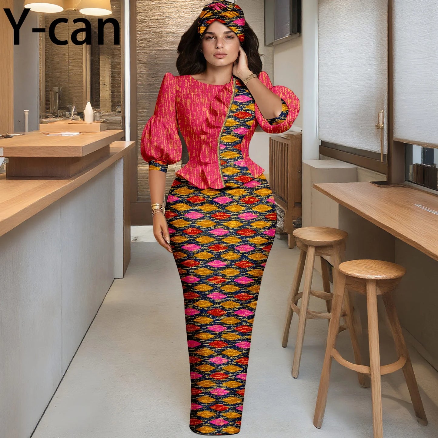 African Women Skirt Set