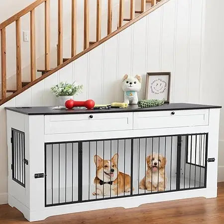 Large Furniture-Decorative Heavy Duty Dog Cage Indoor