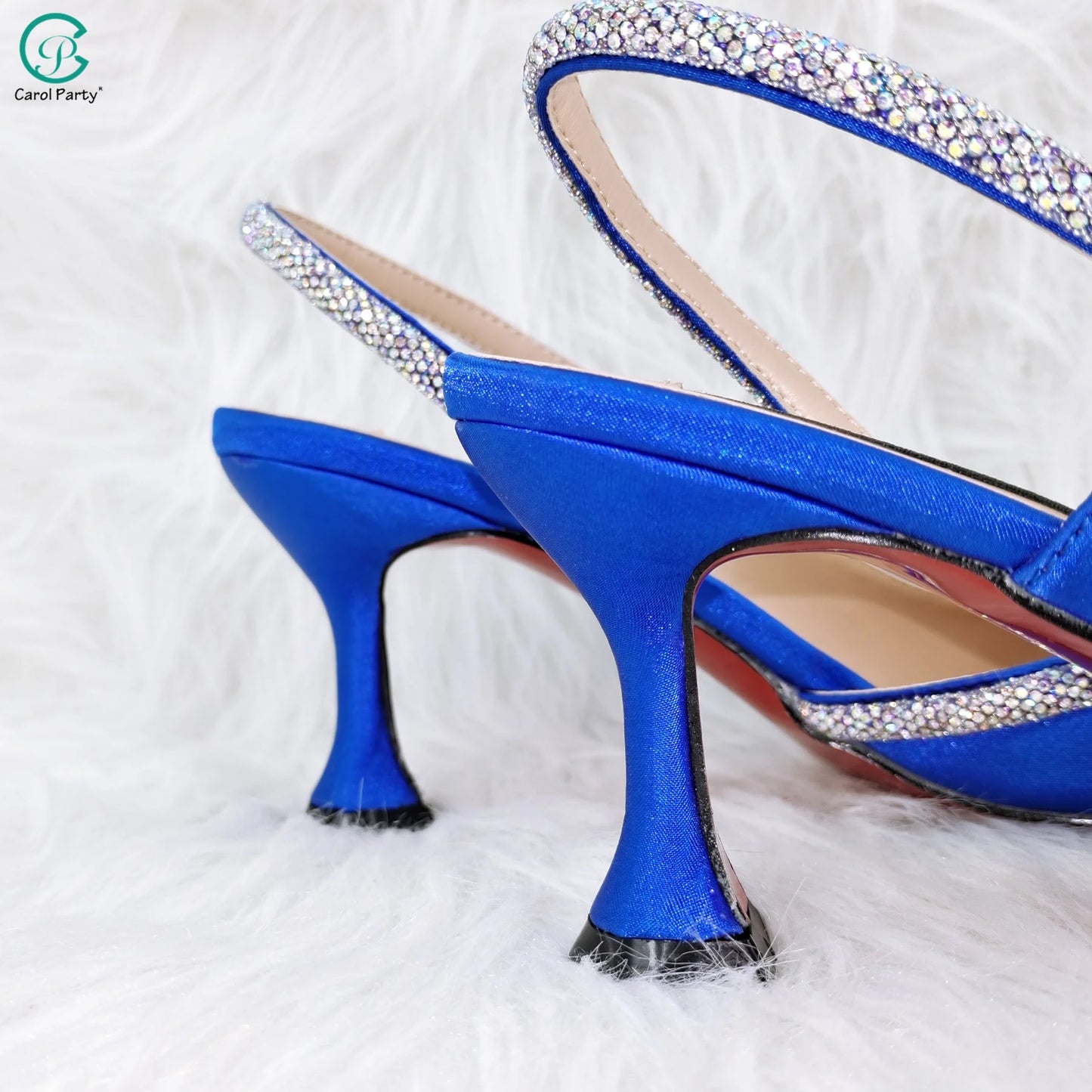 Rhinestone Butterfly-knot Fashion Sexy Pointed Toe High Heels