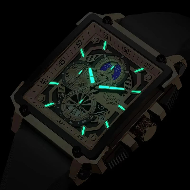 Chronograph Waterproof Square Mans Watch