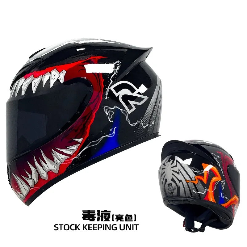 Motorcycle Helmet Safe All Seasons Full Helmet