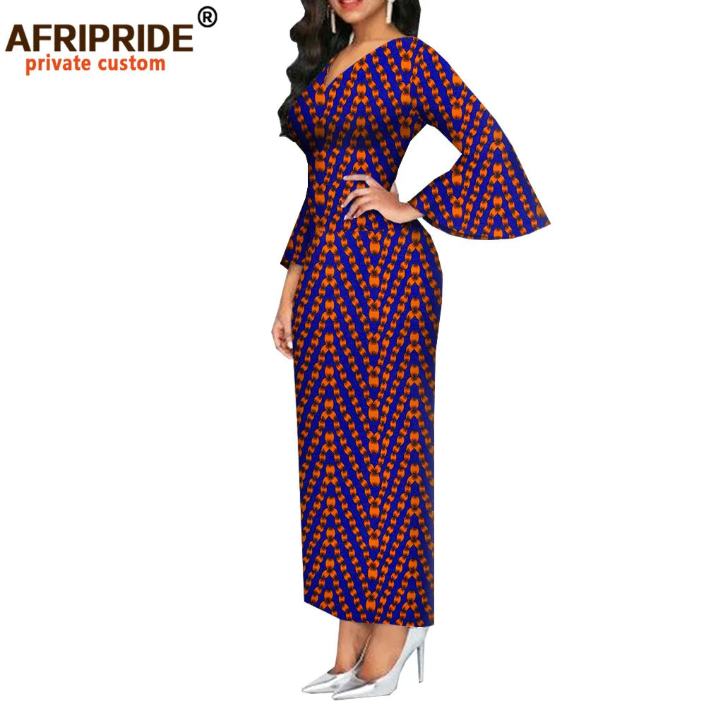 African Dashiki Bodycon Long Dress