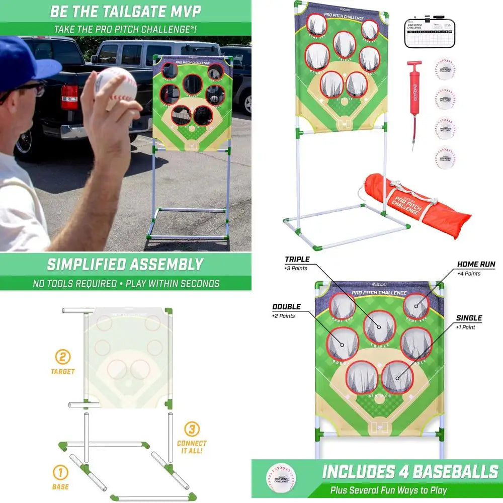 Football & Baseball Toss Games