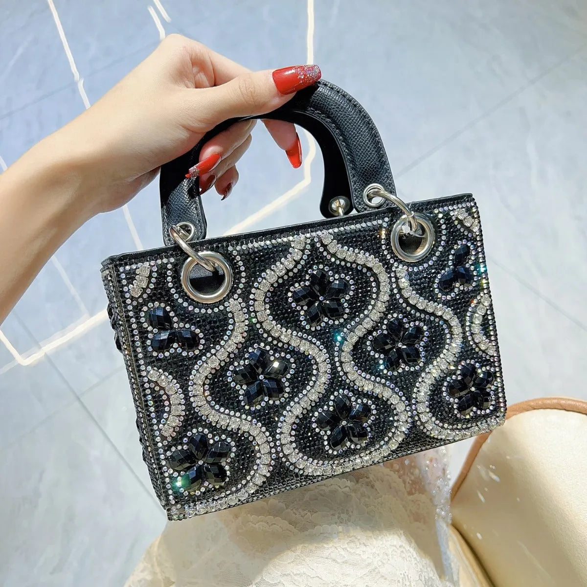 Rhinestone Evening Fashion Clutch