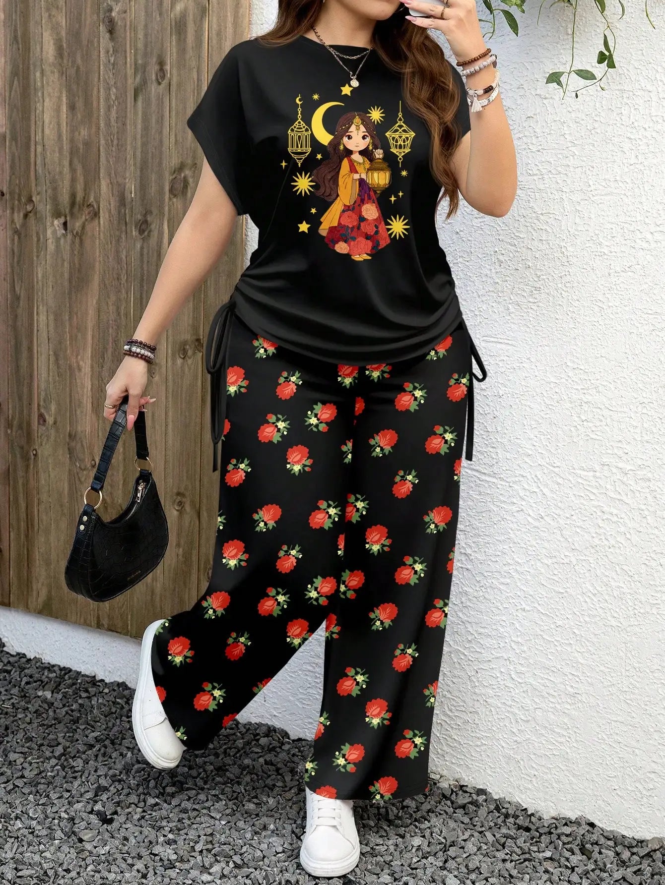 Plus Size Casual 2-Piece Set